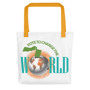 Tote bag With Vote To Change The World