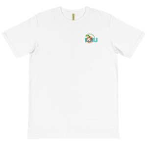 Organic T-Shirt Pocket Logo With Vote To Change The World