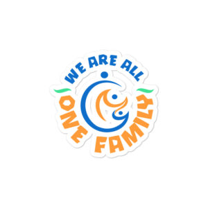 Bumper stickers With We Are All One Family