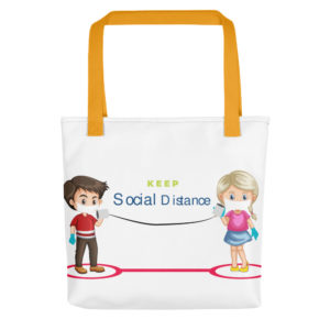 Tote bag With Keep Social Distance