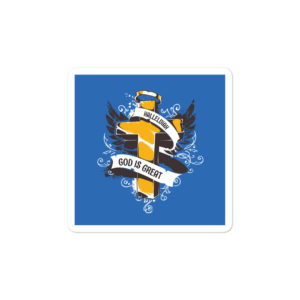 Bumper stickers with Halleluiah God Is Great