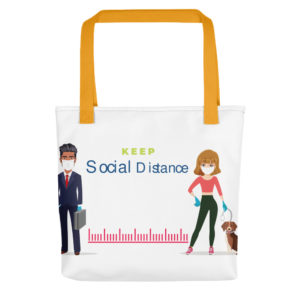 Tote bag With Keep Social Distance New