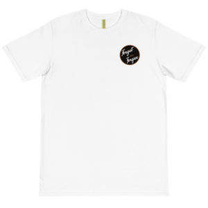 Organic T-Shirt Pocket Logo With Forget And Forgive