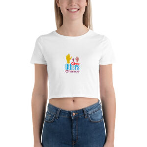 Women’s Crop Tee with Give Others Chance